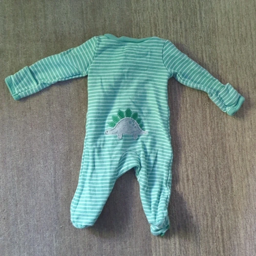 Carter's Preemie 2-Pack 2-Way Zip Cotton Footed Sleep and Plays